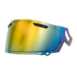 山城 EXTRA ミラーシールド Arai VAS-V スモーク/レッド 新品 Amazon | [山城] バイク用 ヘルメットミラーシールド EXTRA