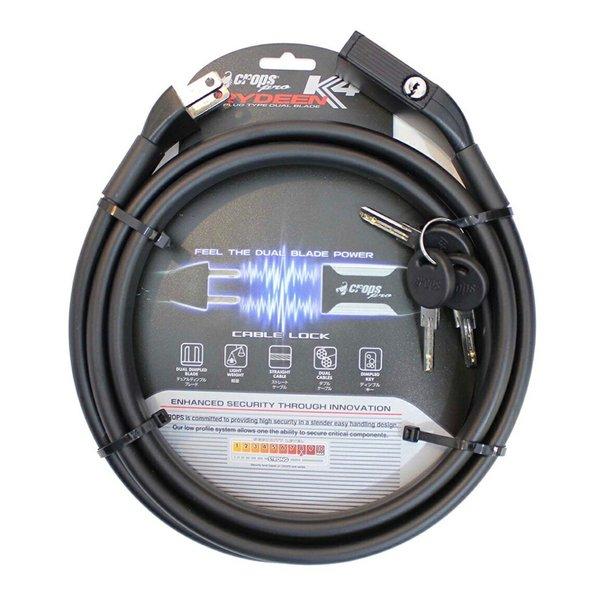 TANAX タナックス CROPS RYDEEN 10DX180 ワイヤーロック ダブルワイヤー デ...