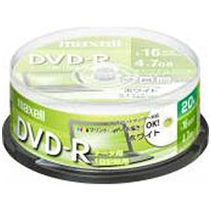maxell マクセル DVD-R 4.7GB 16倍速 20枚 DR47PWE.20SP(2433858)｜e-zoa