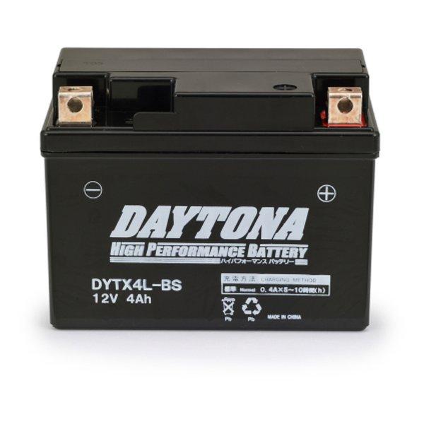 DAYTONA デイトナ バッテリー ハイパフォーマンスバッテリー DYTX4L-BS MFタイプ ...