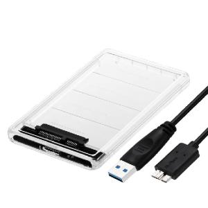 AOTECH アオテック 2.5SATA HDD/SSDケース AOK25CASEU3C(2452951)｜e-zoa