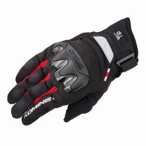 KOMINE  コミネ GK-220 PROTECT M-GLV Black/Red L 06-220/BK/RD/L