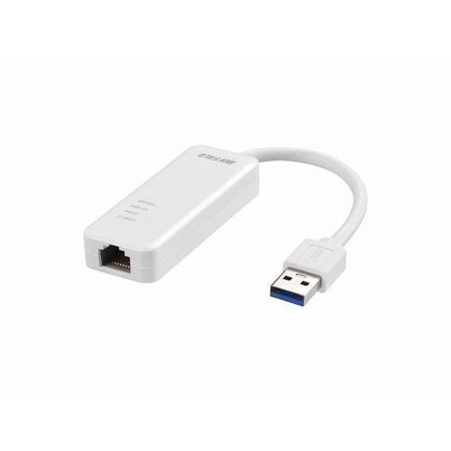 BUFFALO バッファロー Giga USB3.0対応 有線LANアダプター ホワイト LUA4-...