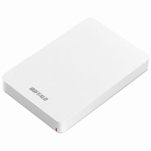BUFFALO バッファロー ポータブルHDD 2TB ホワイト HD-PGF2.0U3-BWHA(...