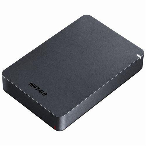 BUFFALO バッファロー ポータブルHDD 4TB ブラック HD-PGF4.0U3-GBKA(...