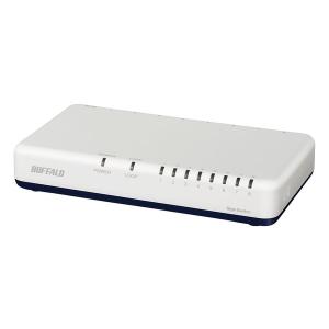 BUFFALO バッファロー LSW6-GT-8ポート ギガスイッチングハブ ホワイト