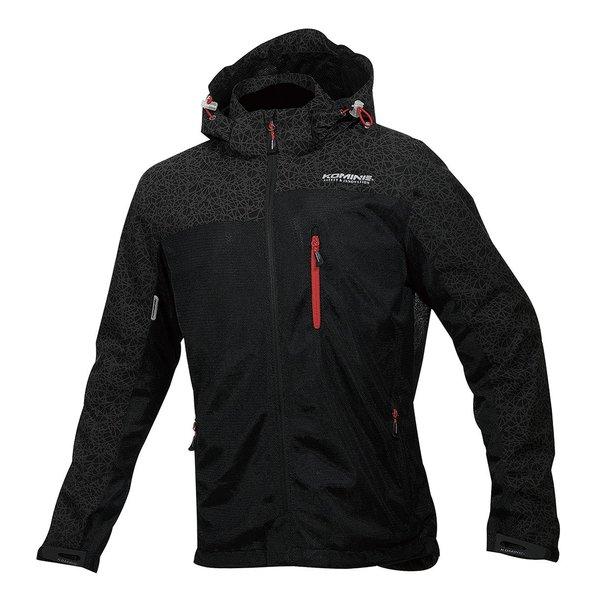 JK-114 PROTEC M-PARKA HR-BK/RED XL 07-1141/HRBK/RD...