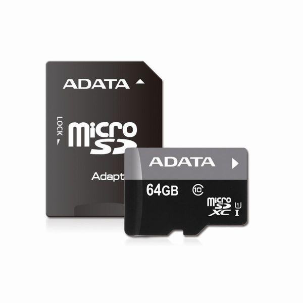 ADATA エイデータ microSDXCカード 64GB UHS-I AUSDX64GUICL10...