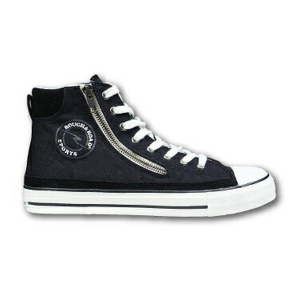 ROUGH&amp;ROAD ラフアンドロード ラフライディングスニーカー BK-25.0 RR5837BK...