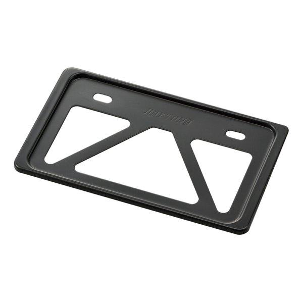 DAYTONA デイトナ 軽量ナンバープレートホルダー リフレクター無し Sサイズ 原付用角型 ブラ...