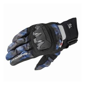 KOMINE  コミネ バイク用 プロテクトメッシュグローブ Plaid Navy XL GK-220 メッシュ素材 GK220NAVYXL