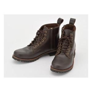 デイトナ 17132 HBS-003 ダークブラウン 25.0cm ショートブーツ 靴