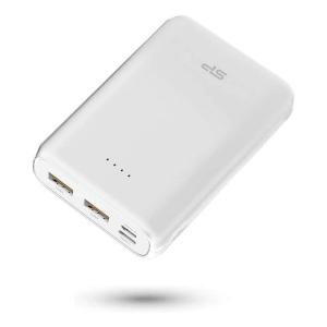 シリコンパワー モバイルバッテリー 10000mAh Type-C入出力 QC3.0/PD対応 PSE適合 ホワイト SP10KMAPBKC10QCWJE