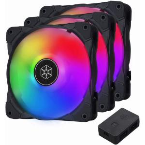 SilverStone Technology シルバーストーン ケースファン 120mm RGB 3枚セット SSTAB120IARGB3PK(2498750)