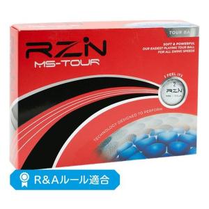 RZN Golf レジンゴルフ MS-TOUR ゴルフボール 1ダース 12個入り（ホワイト） RZN-MS-TOUR-BOX(2501214)