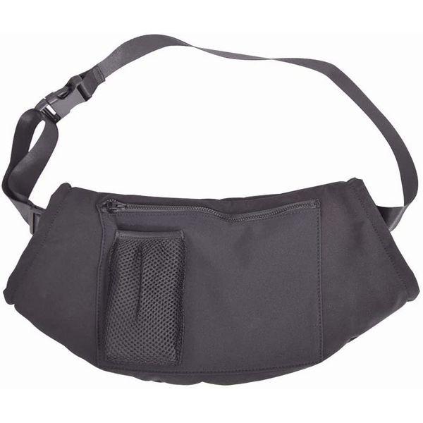 Thanko サンコーレアモノショップ ヒーター内蔵両手ぽかぽかウエストポーチ CUHWWPBK(2...