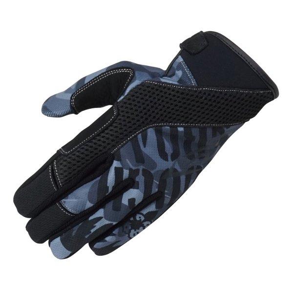 ROUGH&amp;ROAD ラフアンドロード ライディングメッシュグローブ ブラックカモ Lサイズ RR8...
