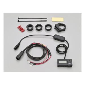 DAYTONA（デイトナ） 在庫有り バイク用 USB電源 電圧計/電波時計/気温