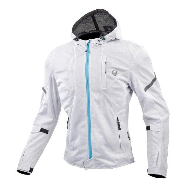 KOMINE コミネ プロテクトメッシュパーカー 春夏秋向け シルバー Lサイズ JK-152SIL...