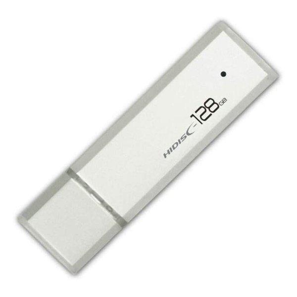 HIDISC ハイディスク USB 3.0 フラッシュドライブ 128GB シルバー キャップ式 H...