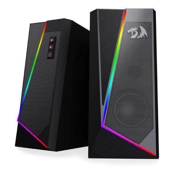 REDRAGON レッドラゴン RGB LED搭載ゲーミングスピーカー USB電源 GS520TI(...