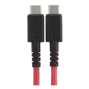 Owltech  オウルテック やわらかく断線に強い PD対応 USB Type-Cケーブル 1.2m ブラック/レッド OWL-CBKCCS12-BKRE