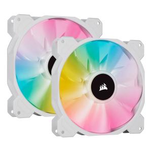 CORSAIR  コルセア ケースファンiCUE SP140 RGB ELITE White with iCUE Lighting Node CORE -Dual Pack CO-9050139-WW