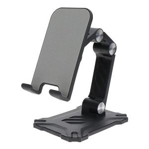 OWL-STD07-BK オウルテック ブラック 多関節スマートフォンスタンド 最大13インチのタブレットも対応