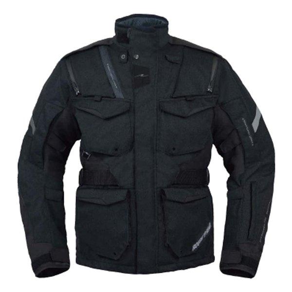 ROUGH&amp;ROAD ラフアンドロード アドベンチャーオールシーズンジャケット ヘリンボーンブラック...