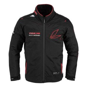 RS-Taichi  アールエスタイチ レーサー オールシーズン ジャケット 防風 防寒 プロテクター内蔵 ブラック/レッド L RSJ725BK11L