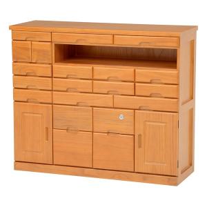 萩原 ハギハラ FAX台 キャビネット 電話台 鍵付き シンプル 幅70cm高さ