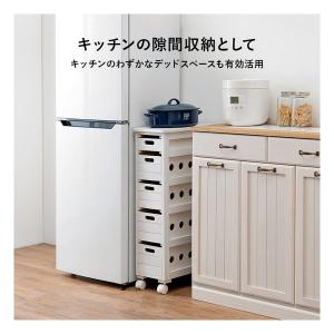 萩原 ハギハラ ストッカー 幅20cm/キャス...の詳細画像3