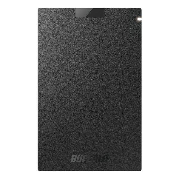 BUFFALO バッファロー 外付けSSD 500GB ブラック SSD-PG500U3-B/CD(...