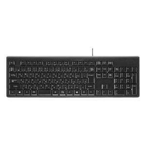 GREEN HOUSE  グリーンハウス 有線キーボード 日本語109A配列 テンキー付きフルキーボード ブラック GH-KBDMTA-BK