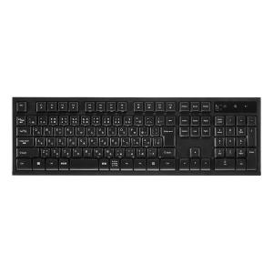 GREEN HOUSE  グリーンハウス 無線式キーボード 日本語109A配列 テンキー付きフルキーボード GH-KBLMTA-BK