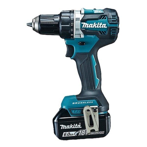 makita マキタ 充電式ドライバドリル 18V/60N・m/バッテリBL1860B×2本/充電器...