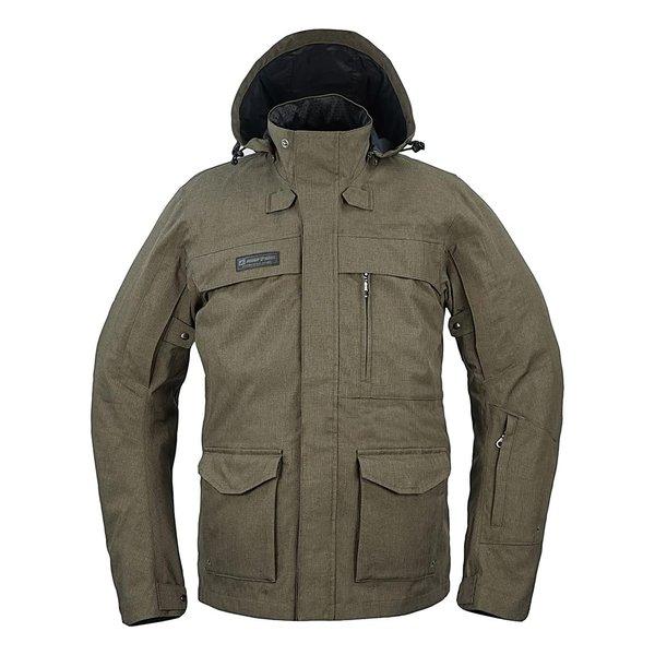 ROUGH&amp;ROAD ラフアンドロード デュアルテックストレックパーカー OV4 オリーブ LLサイ...