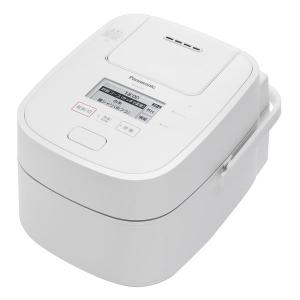 Panasonic パナソニック スチーム&amp;可変圧力IHジャー炊飯器 おどり炊き ホワイト 5.5合...