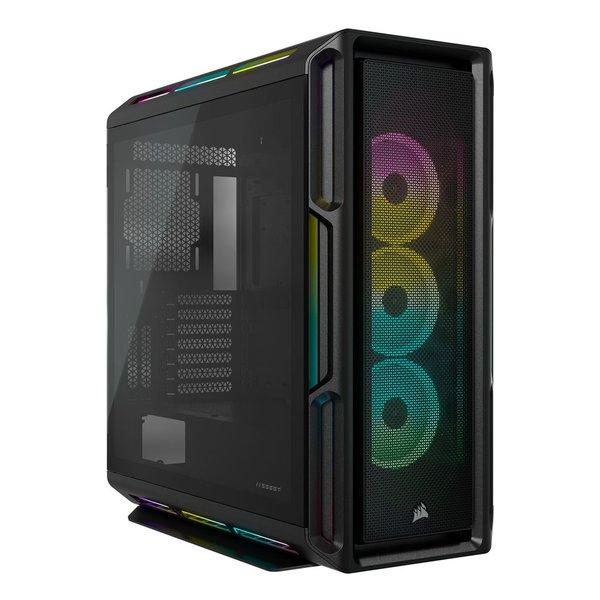 CORSAIR コルセア iCUE 5000T RGB BLK 強化ガラス製 ミッドタワー コンパク...