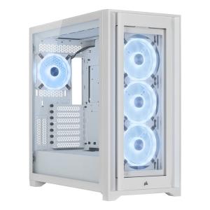 CORSAIR  コルセア iCUE 5000X RGB QL WHT ミドルタワー PCケース 白 トゥルーホワイト CC-9011233-WW CC-9011233-WW