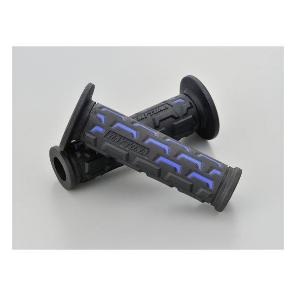 DAYTONA デイトナ グリッピーグリップ 122mm エンド貫通 GG-D-GROUND ブルー...