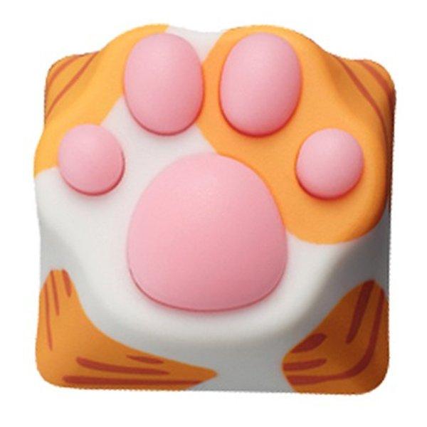 ZOMOPLUS（ゾモプラス） ABS Kitty Paw Keycap Orange Cat fo...