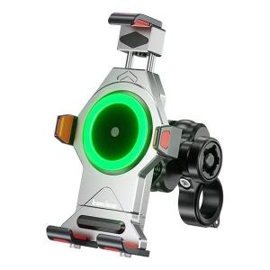 kaedear  カエディア バイク用スマホホルダー メタルクローQI シルバー KDR-M23A-S