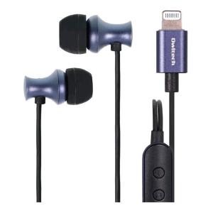 Owltech  オウルテック ライトニングステレオイヤホン ネイビー  リモコン マイク対応 /ライトニング端子 OWL-EPLT01-SNV