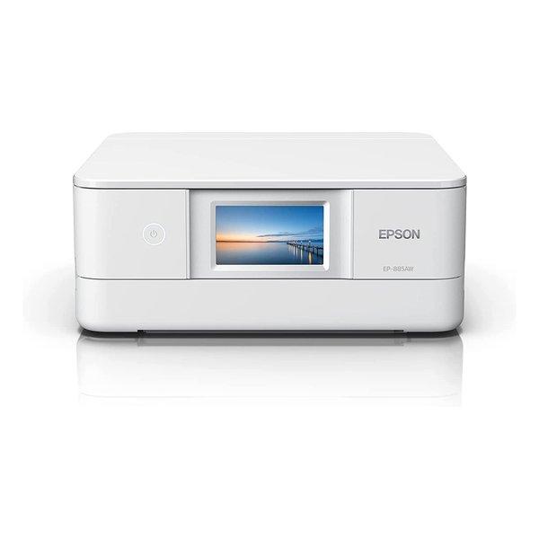 EPSON エプソン プリンター EP-885AW A4カラーインクジェット複合機 カラリオ ホワイ...