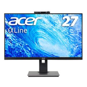 acer  エイサー AlphaLine 27型ワイド液晶ディスプレイ   IPS非光沢 高さ調整 webカメラ搭載 B277DBMIPRCZX