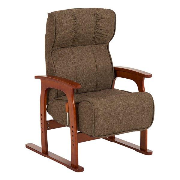 萩原 ハギハラ 高座椅子 約 幅63×奥行81〜122×高さ105×座面高53cm ブラウン LZ-...