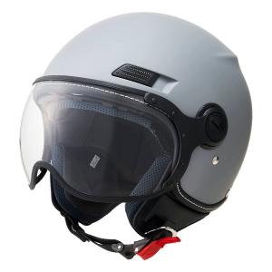 MARUSHIN マルシン バイクヘルメット パイロットジェット SAFIT マットグレー Mサイズ 4341509 MS-340 (2569830)の商品画像