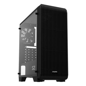 ZALMAN ザルマン ミドルタワー型PCケース S2 TG 強化ガラス ブラック S2TG(2517058)｜e-zoa