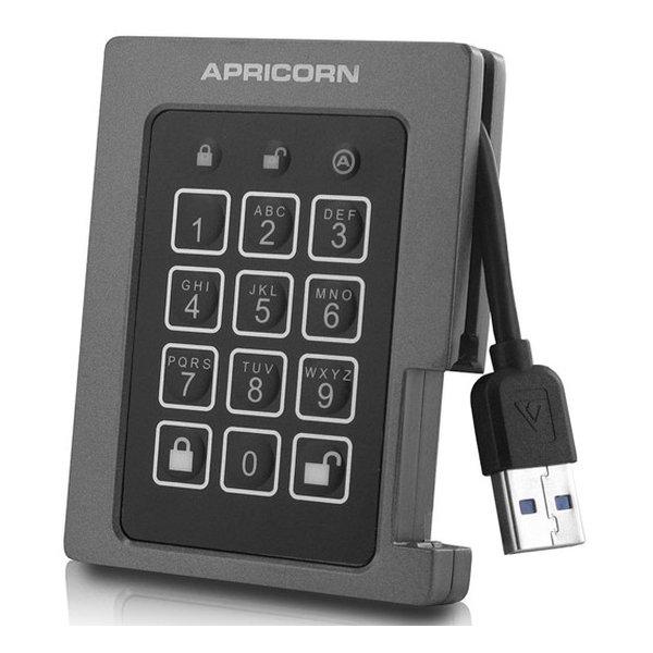 Apricorn アプリコーン 外付けSSD ポータブル Aegis Padlock SSD - U...